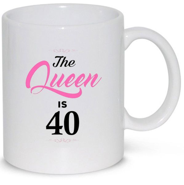 40th Birthday For Her The Queen Is 40 Gift Coffee Mug