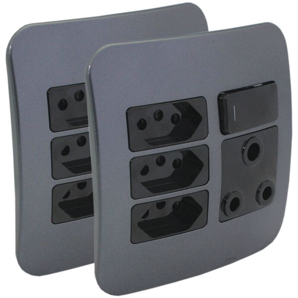 Veti Switched Plug Wall Socket - Pack of x2 (VG25B)