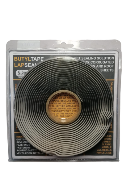 Lap Seal - Butyl Rubber Sealant - 8mm x 3mm Black