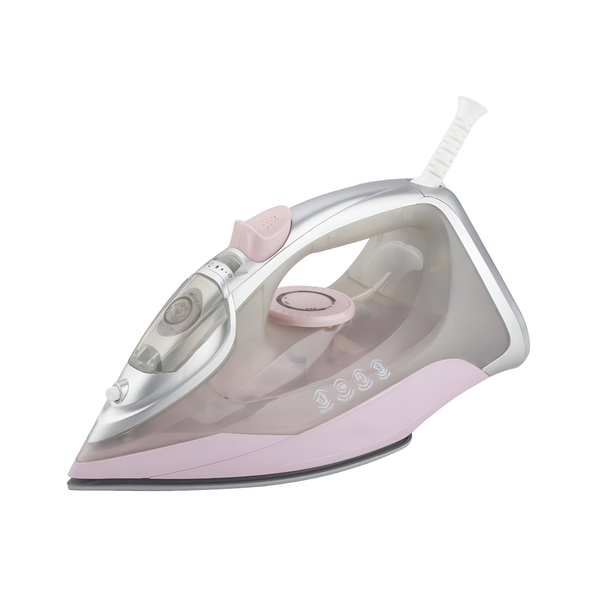 2400W Steam Iron - Ceramic Plate, Auto Off, Vertical Steam