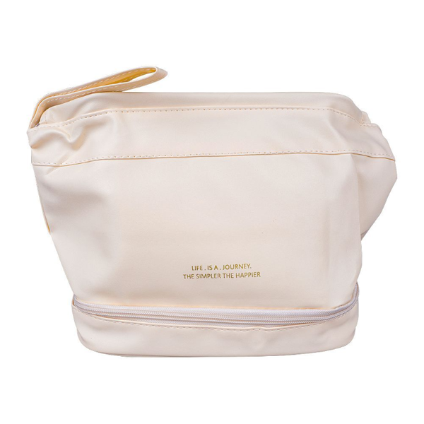 Cloud style Cosmetics Bag Portable Travel Toiletry Bag White