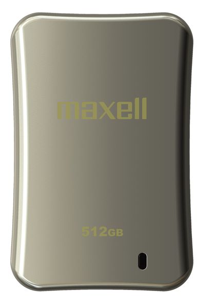 Maxell External SSD USB 3.2 Type C Metal Enclosure 512GB