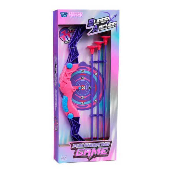 Kids Archery Bow &amp; Arrow Target Set - Toys for Girls