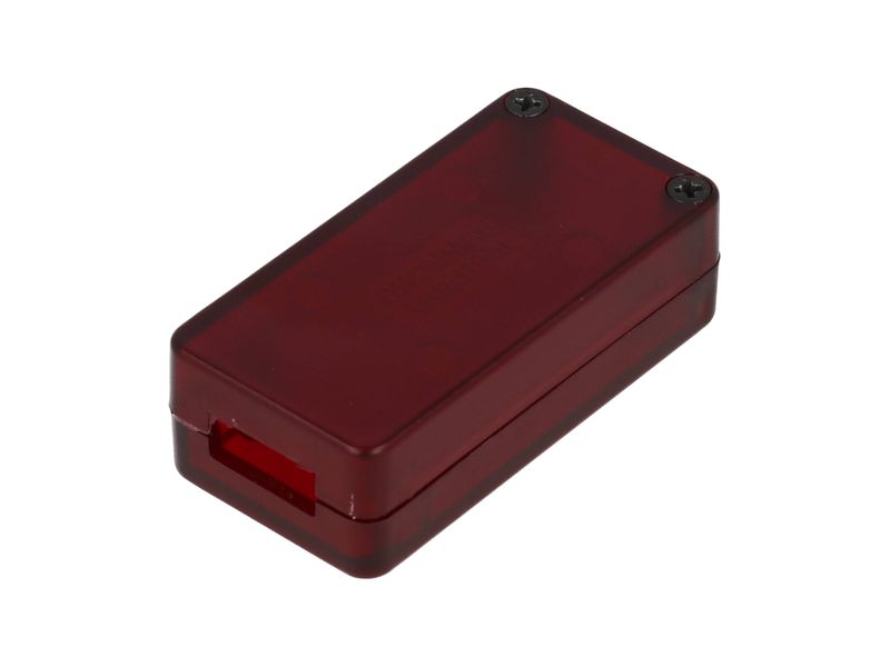 1551USB2TRD ABS USB Enclosure 50x25x15.5mm Miniature IP54 Translucent Red