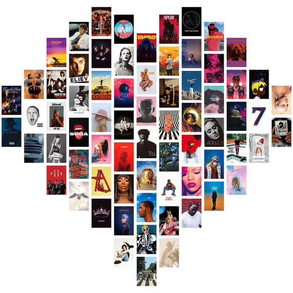 Picture Poster Wall Decor Collage Kit - 70-Piece