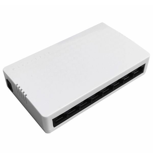 8-Port 100M Ethernet Switch 10/100Mbps Low Power EU Plug