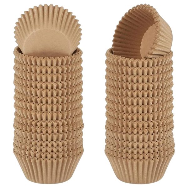 Cupcake Wrappers For Baking - Brown - 500 Piece