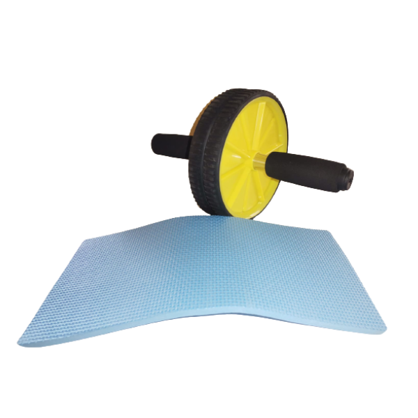 AB Wheel and Knee Mat Set - Total Body Exerciser -Yoga