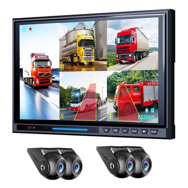 10.1" HD Monitor with Smart AI Blind Spot Detection - BSD Camera System Set