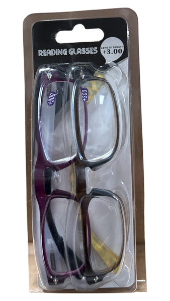 2 Pairs of Reading Glasses +3.00