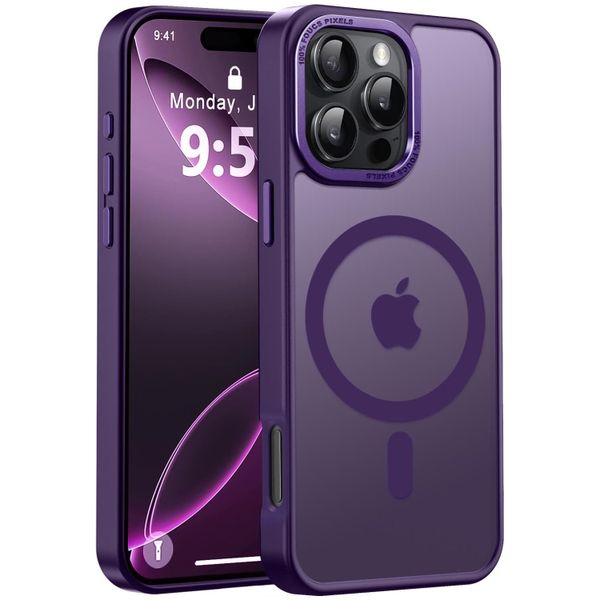 Compatible With IPhone 16Pro Semi-Transparent Matte Phone Case