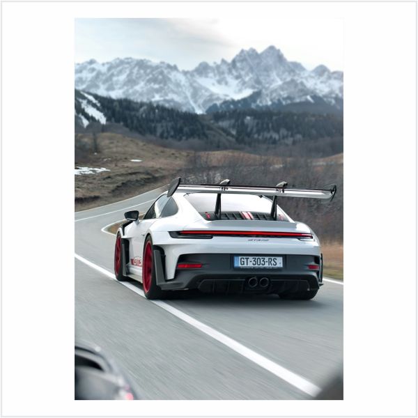 Porsche GT3RS Rolling shot2 - A1 Poster