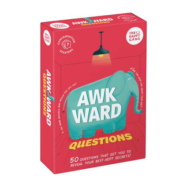 The Happy Gang - Awkward Questions Family Card Game for Kids &amp; Adults