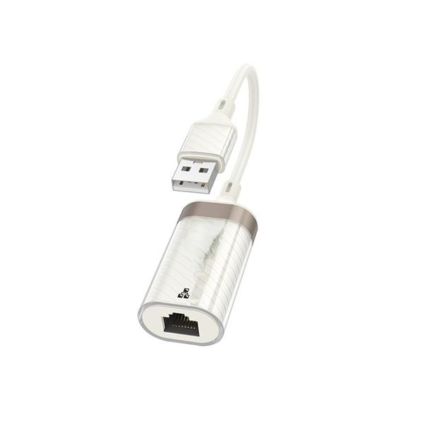 USB To RJ45 OTG Ethernet Adapter 100Mbps Compatible With Laptop &amp; Computer