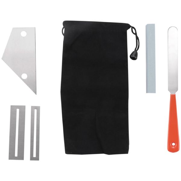 Guitar Fret Crowning File Leveling Tool Grinding Protectors Set
