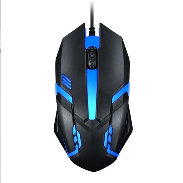USB Wired Colorful Breathing Light Optical Gaming Mouse 1200DPI