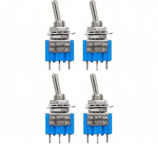 4pcs Mini Toggle Switch Set