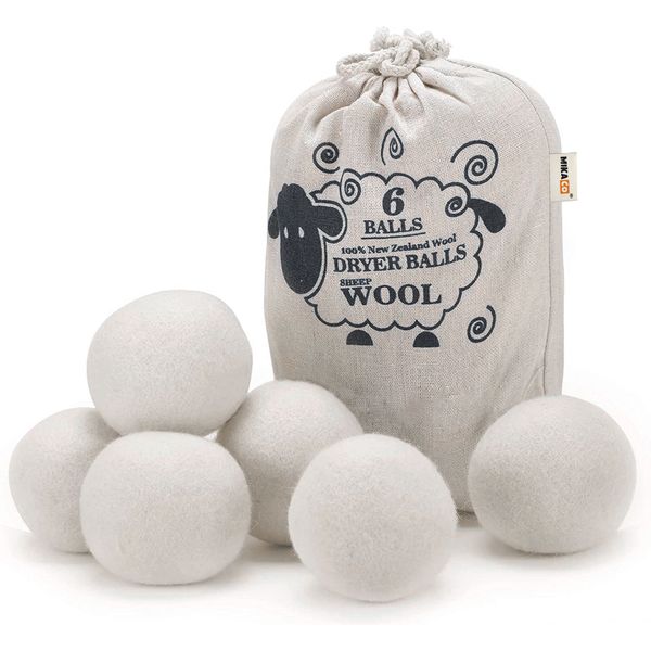 Wash Wool Dryer Balls - Set of 6