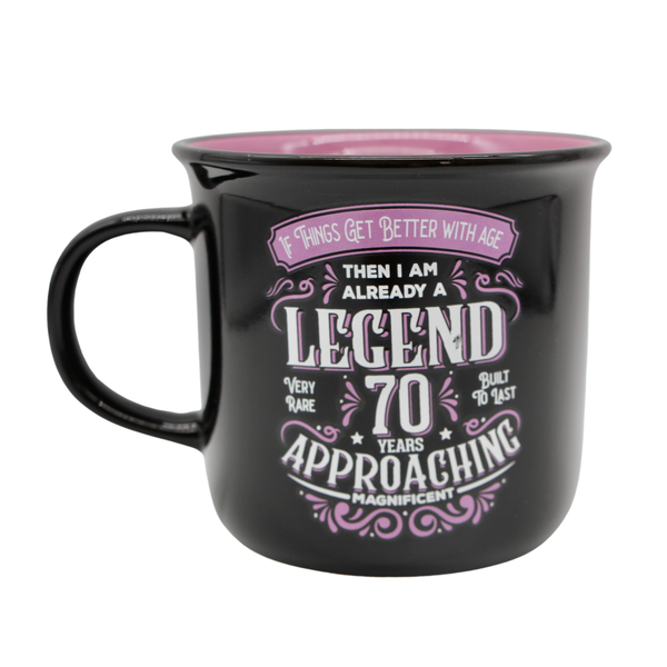 Legends Mug - 70 Years - Pink