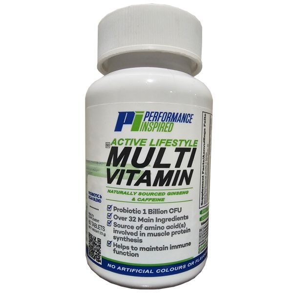 Performance Inspired Nutrition Active Lifestyle Multivitamin - 60 Tablets
