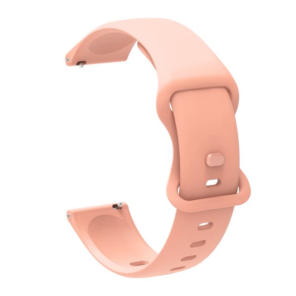 22mm Watch Strap Compatible with Samsung/Huawei/Garmin/LG - Peach