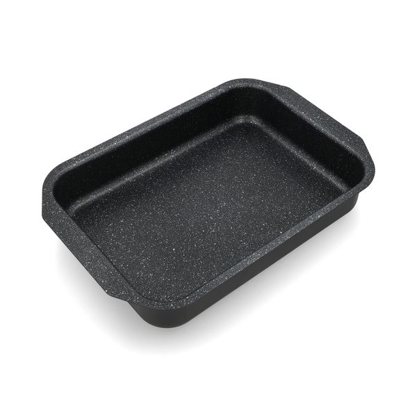 George &amp; Mason - Black Rectangular Roasting Pan - 35cm