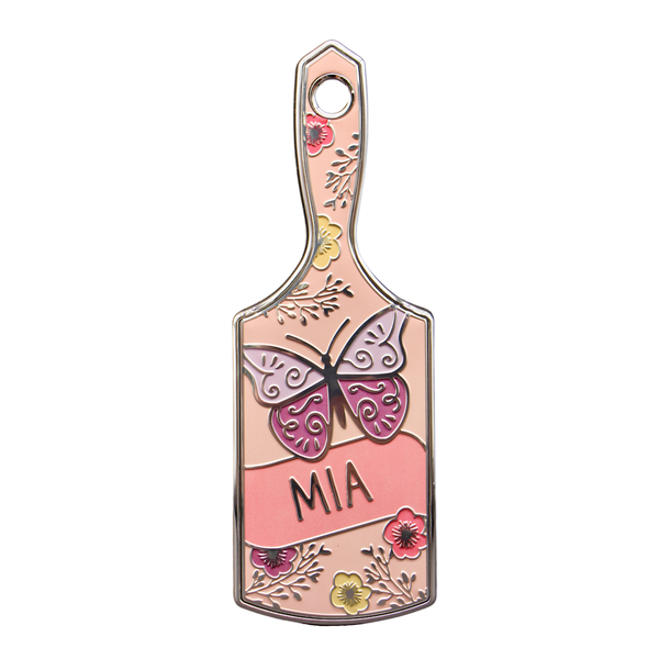 Girl's Personalised Hairbrush - Mia