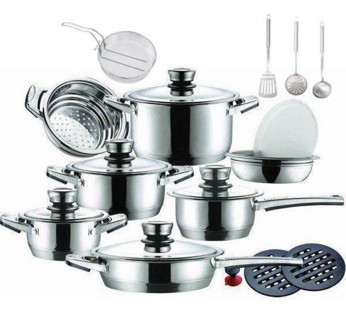 IH 21 Piece Stainless Steel Pot Set Shop Today Get It Tomorrow 