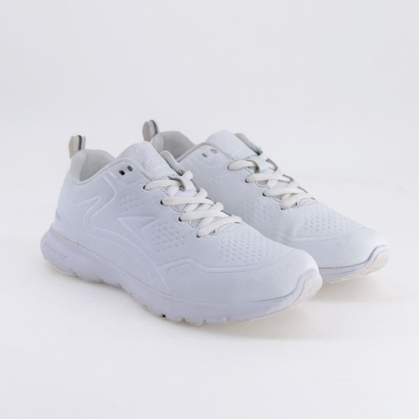 Power x Toughees Wave Denton Boys Lace Up White Sneaker