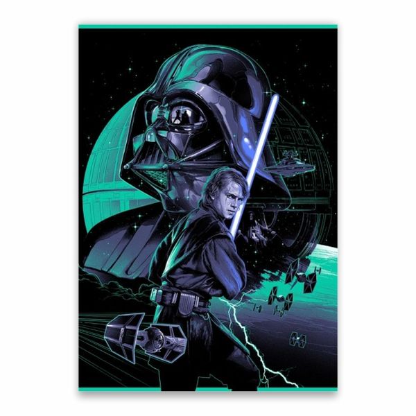 Anakin Darth Vader Green Poster - A1