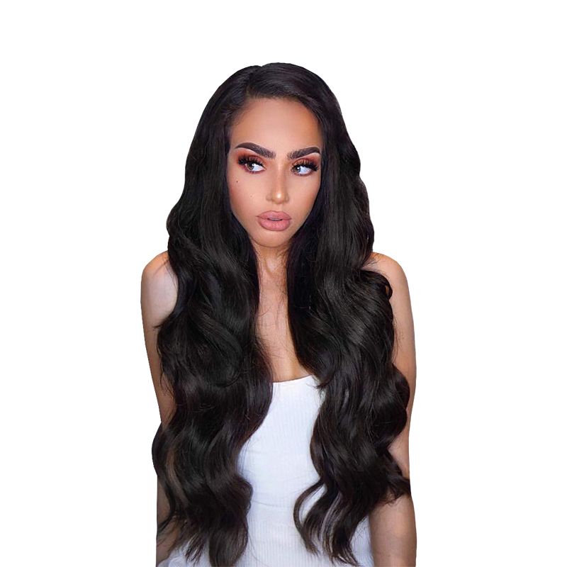 26 Inches Long Wavy Black Wigs Synthetic Wigs For Women Shop