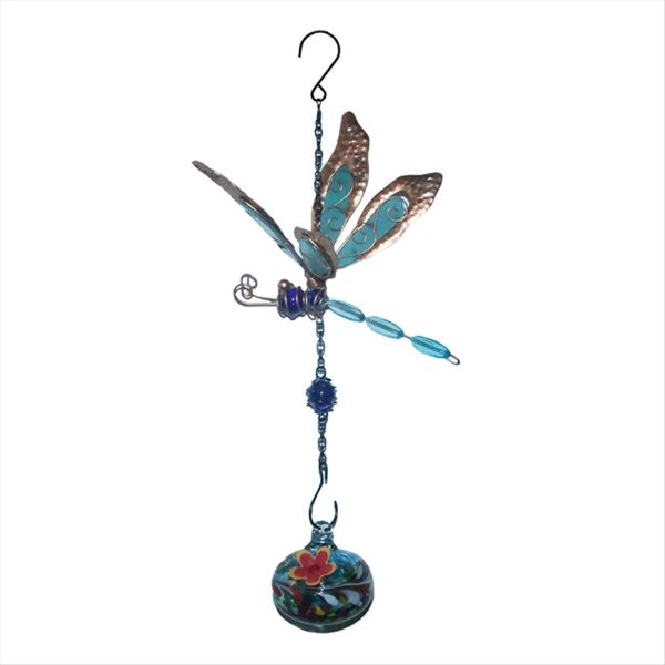 1 Pcs Wind Chimes Hanging Bird Feeder with Flower Shape Feeding Ports