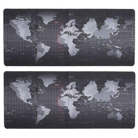 JB LUXX HD Printed Version XXL Gaming Mouse Pad – WORLD MAP