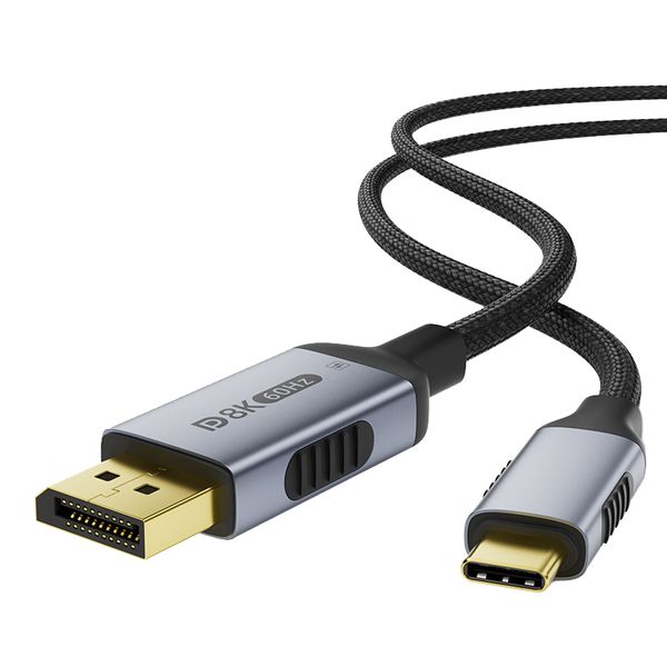 USB C to DisplayPort 1.4 Cable Type C to Displayport Thunderbolt 2M 8K@60Hz