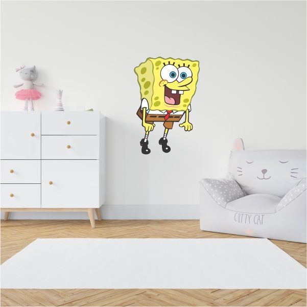 Spongebob Squarepants Smiling Wall Decal Shop Today. Get it Tomorrow!