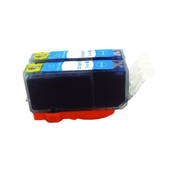 Compatible Canon 521CLI- Cyan ink cartridge Twin pack
