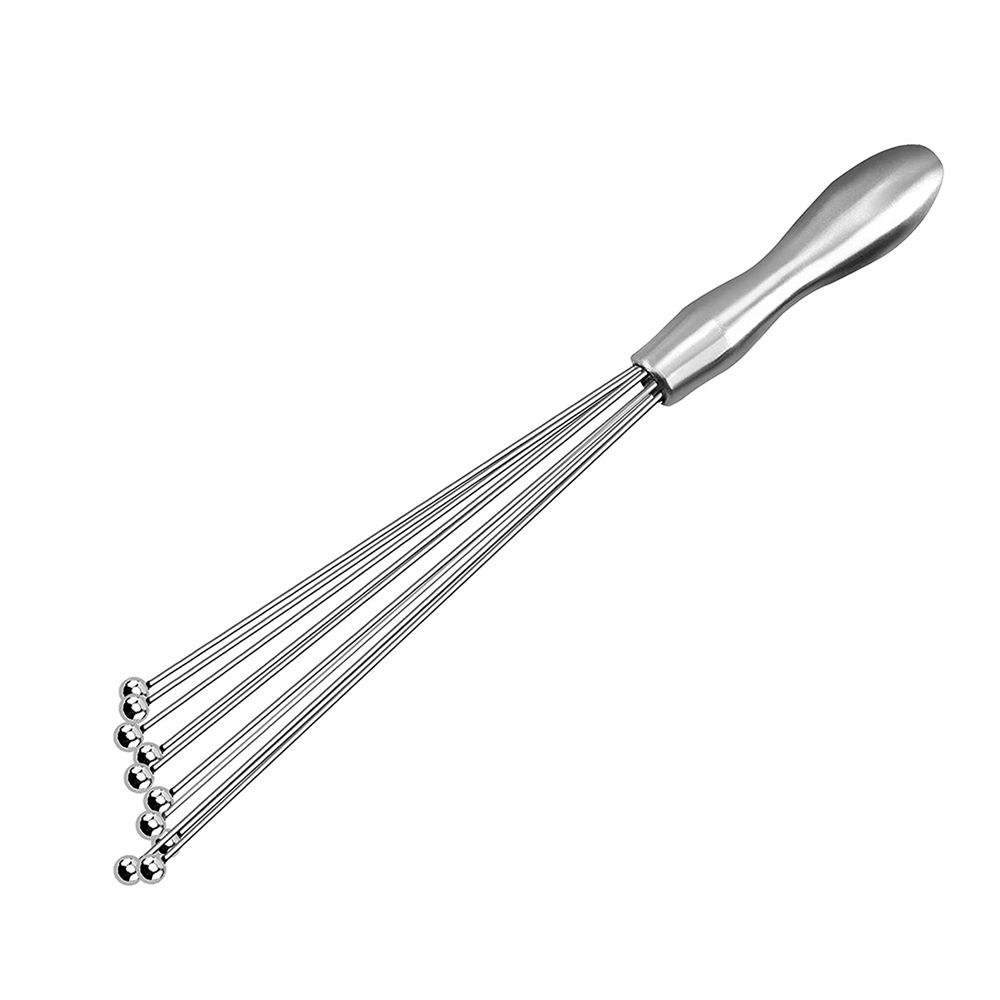 12 inch Stainless Steel Ball Manual Mixer Whisk Wire Egg Beater for ...