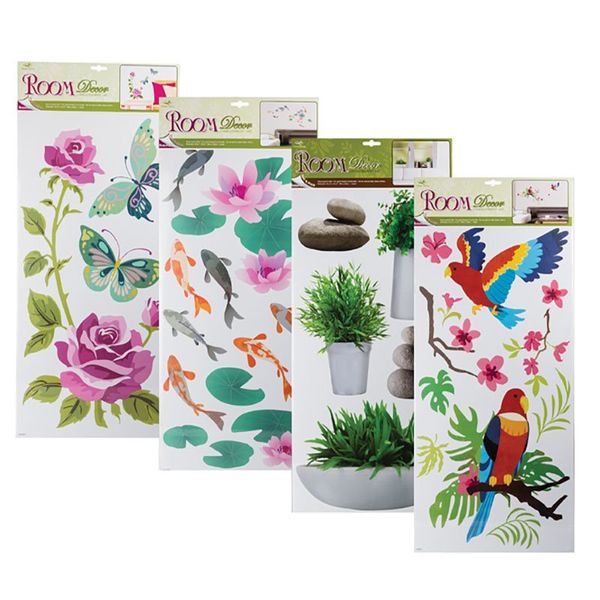 Room Decor Stickers - Nature (4 Pack)