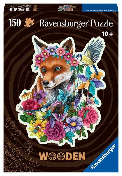 Ravensburger 150Pc Wooden Puzzle Colourful Fox