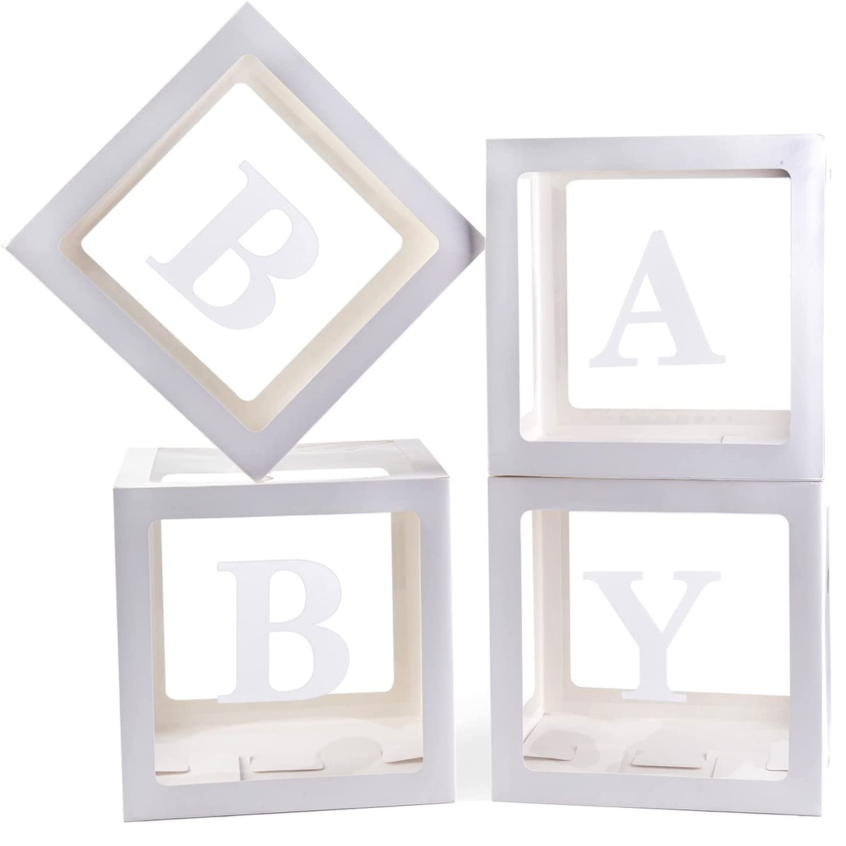 BABY Letter Boxes 4 Pieces For Baby Shower | Shop Today. Get it ...