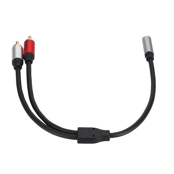 2Pieces 3.5mm to 2RCA Audio Cable 30cm