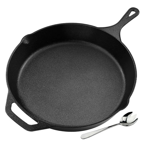 15 Inch Extra Large - Signature Pre-Seasoned Cast Iron Skillet