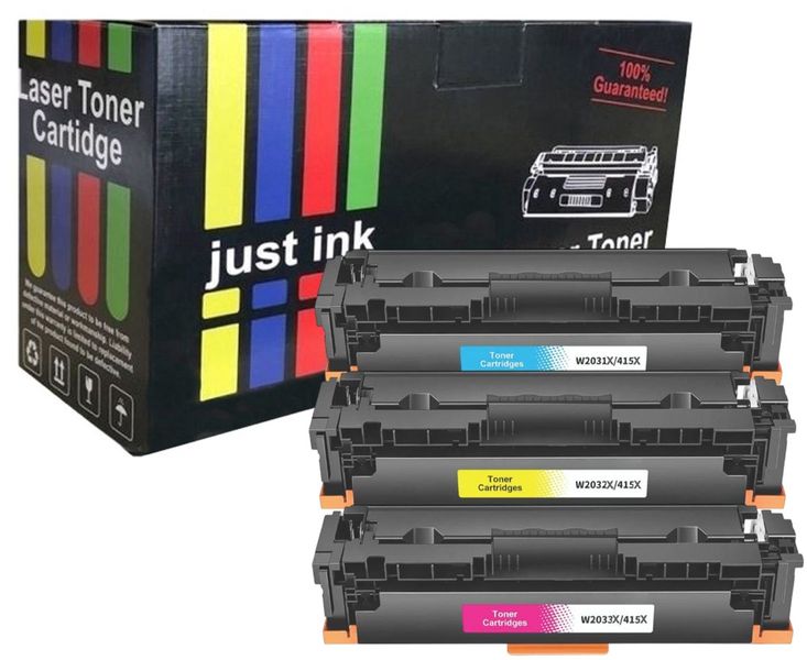 Compatible HP 415X / W2031X/ W2032X / W2033X (C/M/Y) Colour Multipack