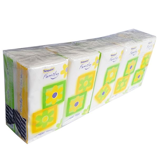 3ply Pocket Tissue - 2 x Pack of 10
