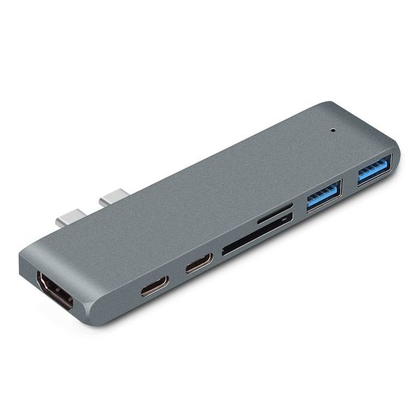 Compatible with Surface Pro 9/10/11/X, 7-in-1 Docking Station with 4K HDMI