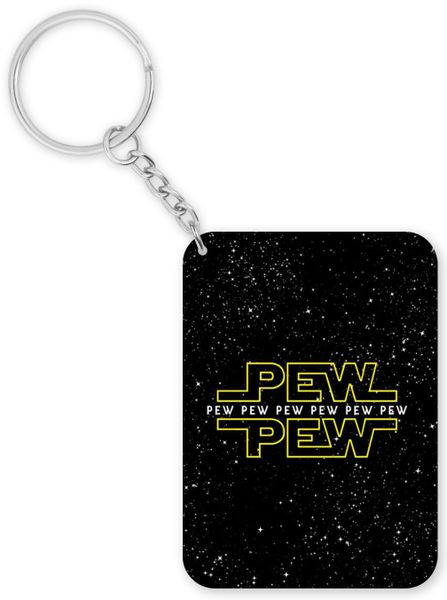 Pew Birthday Christmas Star Wars Gift Keyring