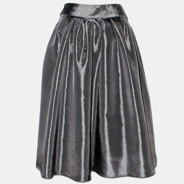 Nucleus Black Tafetta Party Skirt