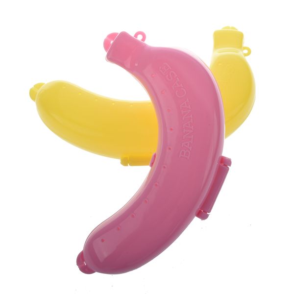 Plastic Banana Protector/Case/Holder - Set of 2