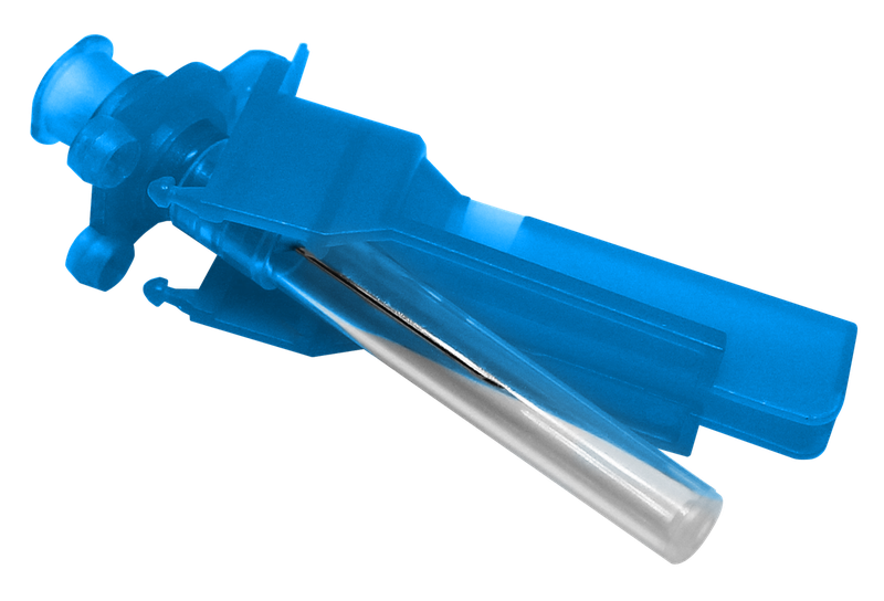 Beare 23G x 1" Hypodermic Safety Needle - Slip &amp; Luer Lock Compatible