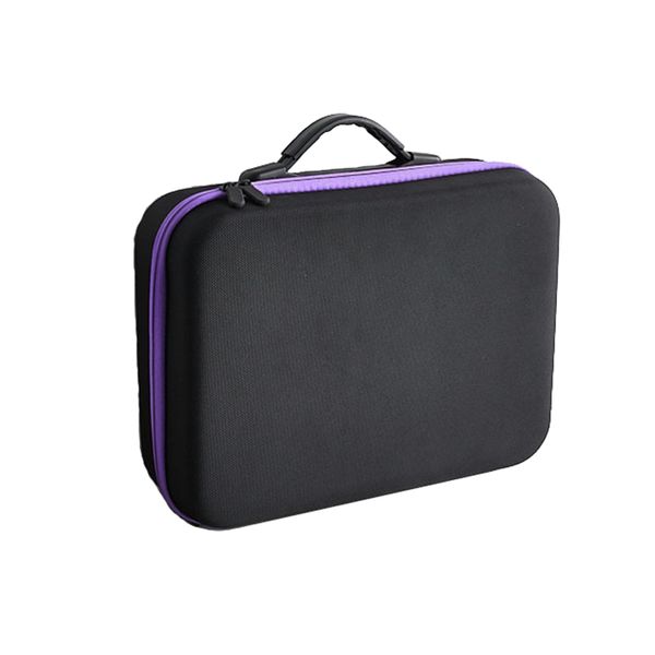Portable 70 Bottles Essential Oils Carrying Case for 15ml Bottles - Purple